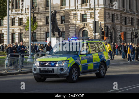 16. Oktober 2019, Minister der Ankunft in Nummer 10 Downing Street, Westminster, London. Stockfoto