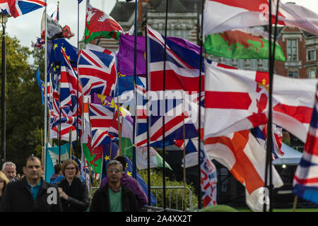 16. Oktober 2019, Minister der Ankunft in Nummer 10 Downing Street, Westminster, London. Stockfoto
