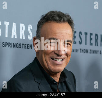 New York, NY - 16. Oktober 2019: Bruce Springsteen besucht die New York Special Screening der westlichen Stars bei Metrograph Stockfoto