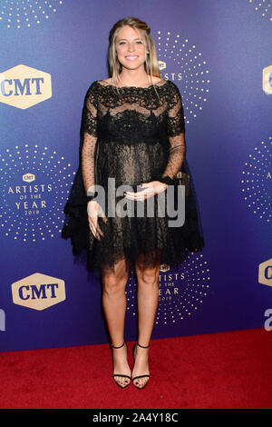 Nashville, Tennessee, USA. 16 Okt, 2019. Lauren Akins. CMT 2019 Künstler des Jahres bei Schermerhorn Symphony Center. Photo Credit: Dara-Michelle Farr/AdMedia/MediaPunch Credit: MediaPunch Inc/Alamy leben Nachrichten Stockfoto