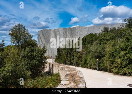 Caverne du Pont-d'Arc, ein Faksimile der Höhle von Chauvet in Ardeche, Frankreich Stockfoto