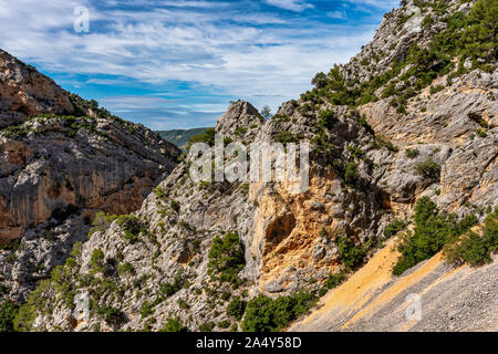 Verdon Schlucht Gorges du Verdon in den Französischen Alpen, Provence, Frankreich Stockfoto