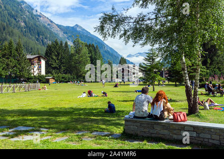 Italien, Aostatal, Gaby Stockfoto