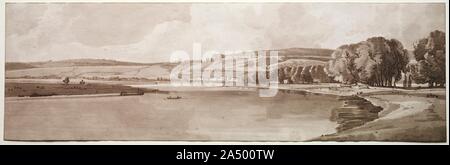 Eine Auswahl von 20 der schönsten Ansichten in Paris: Blick auf Belle Vue & Amp; Pont de S&#xea; ve, 1802. Stockfoto