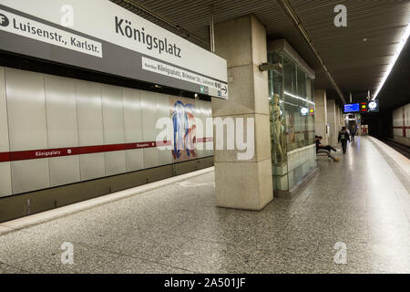 U-Bahnhof in München Stockfoto