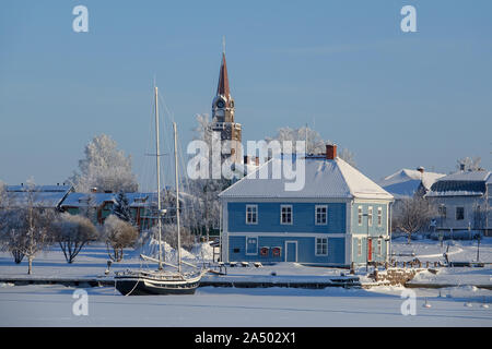 Seashore Stadt Raahe in Finnland Stockfoto