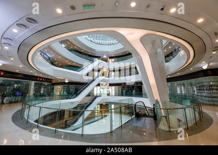 Peking, China - Oktober 1, 2019: Galaxy SOHO Gebäude in Peking, China. Stockfoto