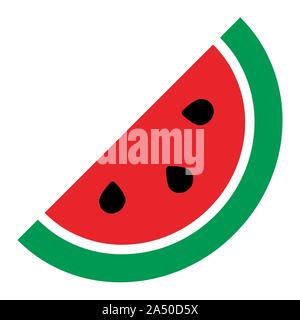 Wassermelone Symbol Abbildung Stock Vektor