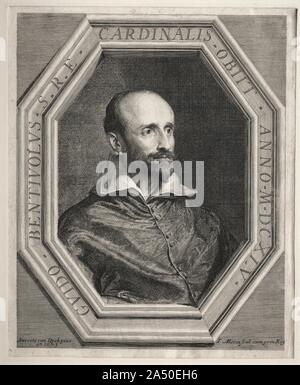 Kardinal Guido Bentivoglio, der Apostolische Nuntius am Hof von Louis XIII. Stockfoto