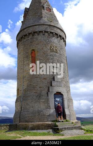 Manchester Lancashire Hartshead Hecht taube Steine Stockfoto