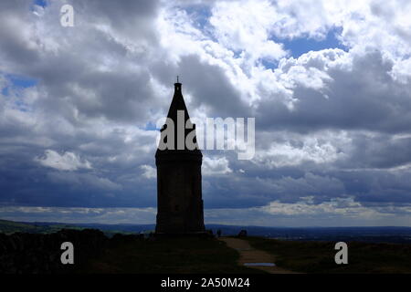 Manchester Lancashire Hartshead Hecht taube Steine Stockfoto