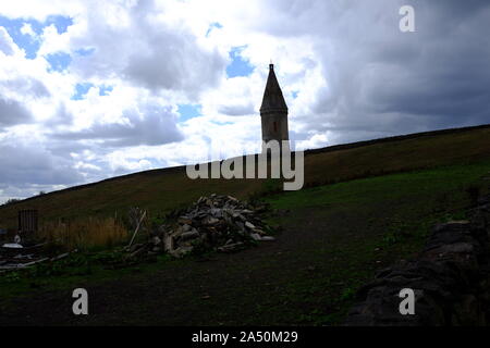 Manchester Lancashire Hartshead Hecht taube Steine Stockfoto