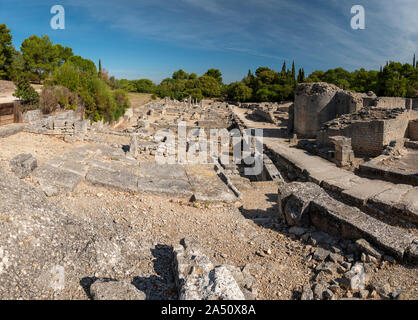 Die römischen Ruinen von Glanum, San Remy, Provence, Frankreich. Stockfoto