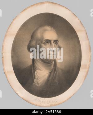 Leiter der George Washington, 1856. Stockfoto