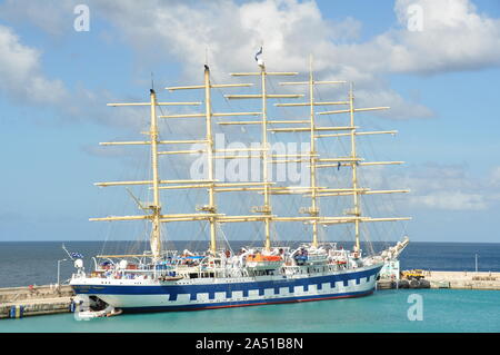 Tall Ship, Brücke, Stadt, Barbados Stockfoto