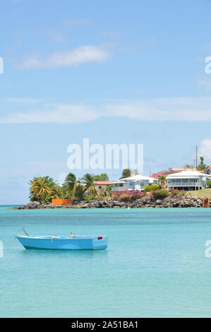 Ruderboot, Grand Anse Beach, Grenada Stockfoto