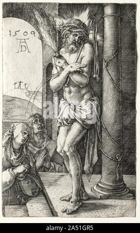 Mann der Schmerzen durch die Spalte, 1509. Stockfoto