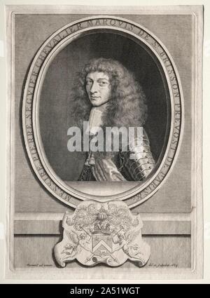 Pierre Seguier Chevalier, Marquis de St. Brisson. Stockfoto
