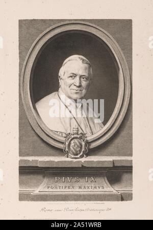 Pius IX., 1873. Stockfoto