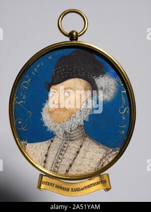 Porträt von Charles Howard, 2. Baron Howard von Effingham, später 1. Earl of Nottingham, 1576. Stockfoto