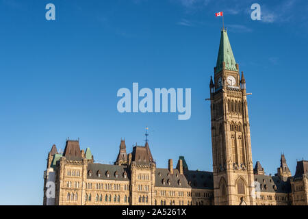 Peace Tower des kanadischen Parlaments Stockfoto