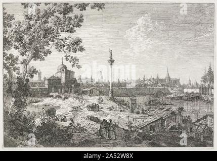 Views: imaginären Blick von Padua, 1735-1746. Stockfoto