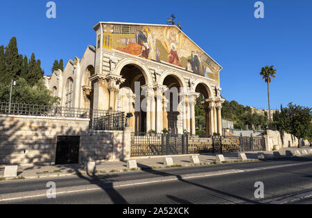 Kirche aller Nationen in Jerusalem Stockfoto