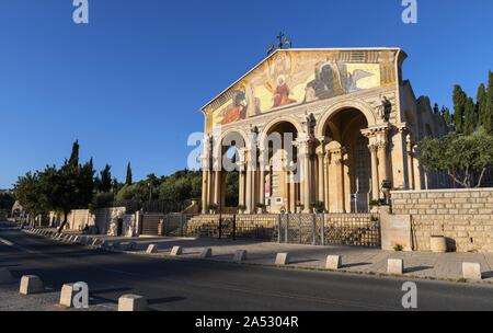 Kirche aller Nationen in Jerusalem Stockfoto