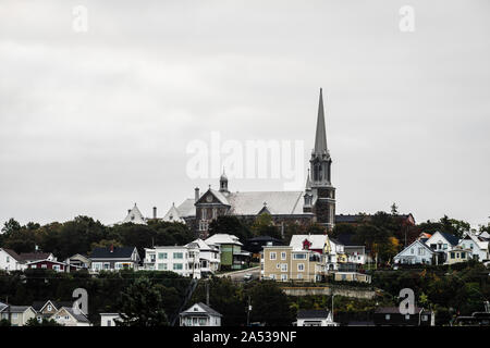 Kirche Saint-François-Xavier Rivière-du-Loup, Québec, CA Stockfoto