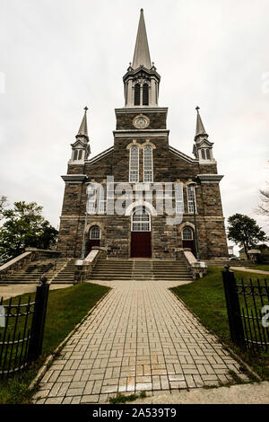 Kirche Saint-François-Xavier Rivière-du-Loup, Québec, CA Stockfoto