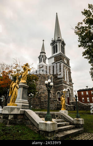 Kirche Saint-François-Xavier Rivière-du-Loup, Québec, CA Stockfoto