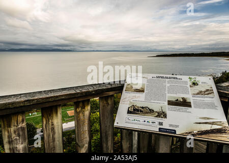 Saint Lawrence River Blicken Rivière-du-Loup, Québec, CA Stockfoto