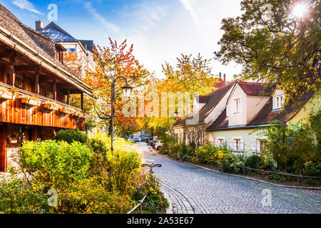 Alte Gebäude in Haidhausen im Zentrum der Stadt München, Deutschland Stockfoto