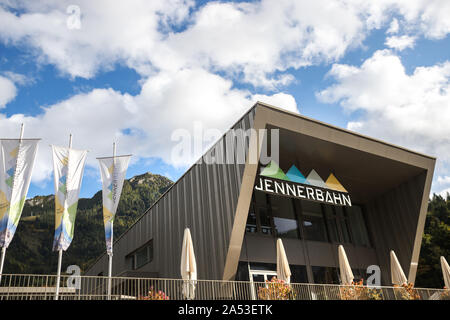 Standseilbahn Bodenstation jennerbahn Jenner Bayern Deutschland Stockfoto