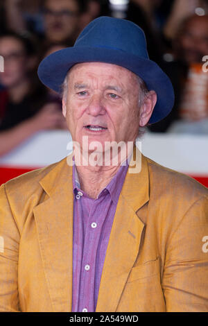 Rom, Italien. 17 Okt, 2019. Bill Murray trifft auf dem roten Teppich für "Motherless Brooklyn - I segreti di una Città" während des 14 Rom Film Fest im Auditorium Parco della Musica (Foto von Barbara Como/Pacific Press) Quelle: Pacific Press Agency/Alamy leben Nachrichten Stockfoto