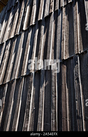 CA 03737-00 ... Kalifornien - Abstellgleis auf der Dolason Scheune, Teil eines alten Schäferei in der Dolason Prairie in der kahlen Hügel Bereich der Redwoods Nati entfernt Stockfoto