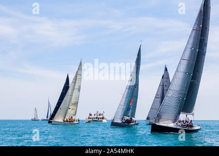 SAMUI REGATTA 2015, THAILAND - 30 Mai: Veranstaltung am Chaweng Beach, Insel Koh Samui, Thailand 30. Mai 2015 Stockfoto