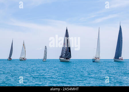SAMUI REGATTA 2015, THAILAND - 30 Mai: Veranstaltung am Chaweng Beach, Insel Koh Samui, Thailand 30. Mai 2015 Stockfoto