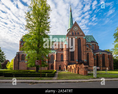 Blick auf das Münster in Bad Doberan, Deutschland. Stockfoto