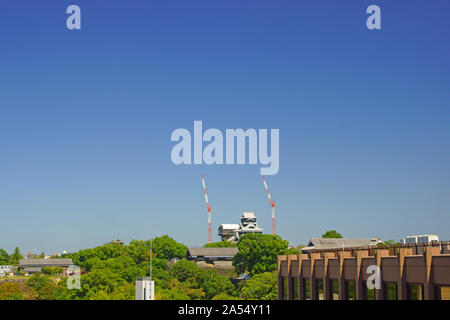 Von SAKURA MACHI Schloss Kumamoto Kumamoto Stockfoto