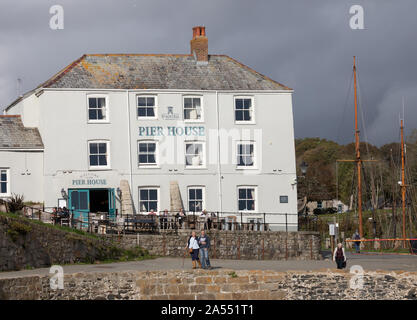 Der Pier House Hotel in Charlestown, Cornwall, Großbritannien Stockfoto