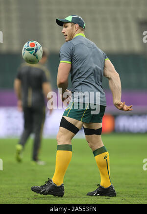 Australiens David Pocock während des Kapitäns beim Stadion Oita, Japan. Stockfoto