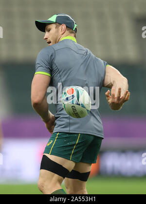 Australiens David Pocock während des Kapitäns beim Stadion Oita, Japan. Stockfoto