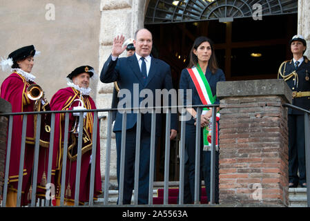 Rom, Italien. 17 Okt, 2019. Im Bild, Prinz Albert von Monaco Credit: Unabhängige Fotoagentur/Alamy leben Nachrichten Stockfoto