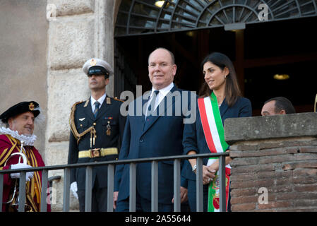 Rom, Italien. 17 Okt, 2019. Im Bild, Prinz Albert von Monaco Credit: Unabhängige Fotoagentur/Alamy leben Nachrichten Stockfoto