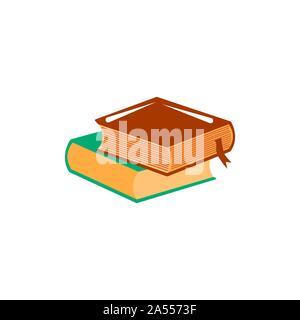 Bücher. Objekt Vector Form. Bunte Vektor illustration Stock Vektor