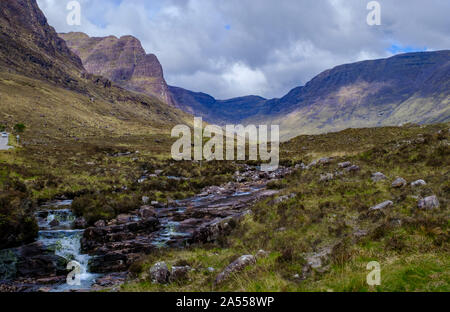 Scottish Highland Glen Stockfoto