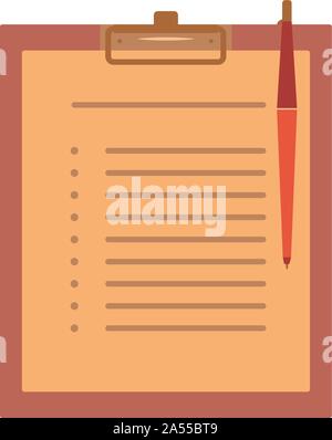 Pat.-Karte für medizinische Geschichte, Untersuchungen und Befragungen der Patienten Beschwerden. Health Care Konzept. Symbol Abbildung. Arzt Beratung. Stock Vektor