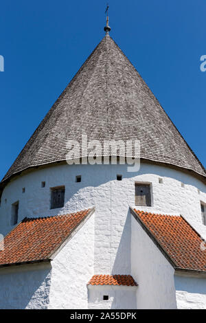 Bornholm, Rundkirche, Sankt Ols Kirke Stockfoto