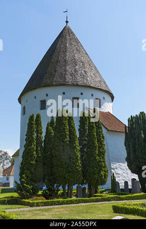 Bornholm, Rundkirche, Sankt Ols Kirke Stockfoto